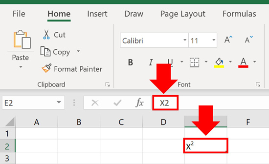 shortcut for subscript in excel on mac
